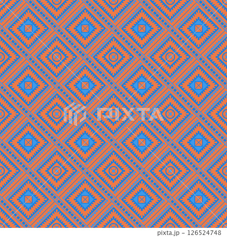 seamless geometric pattern with squares 126524748
