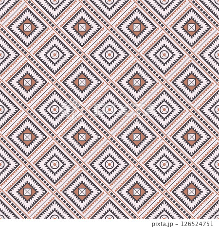 seamless geometric pattern with squares 126524751