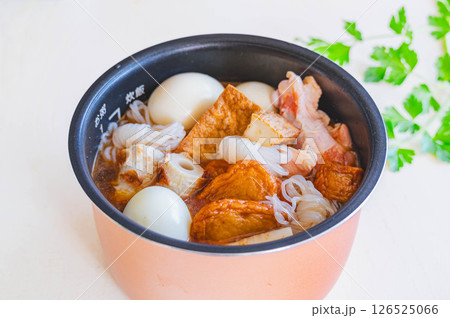 炊飯器で作る味噌おでん 126525066