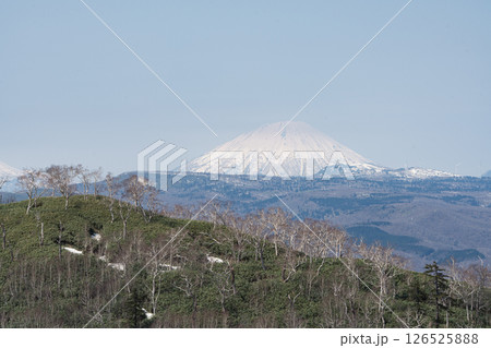 山の上から見る羊蹄山 山の上から見る羊蹄山 126525888