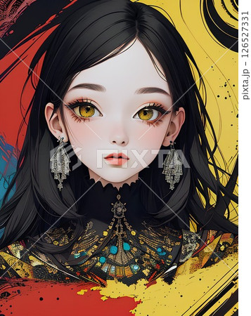 美しい女性のイラスト 美しい女性のイラスト 126527331