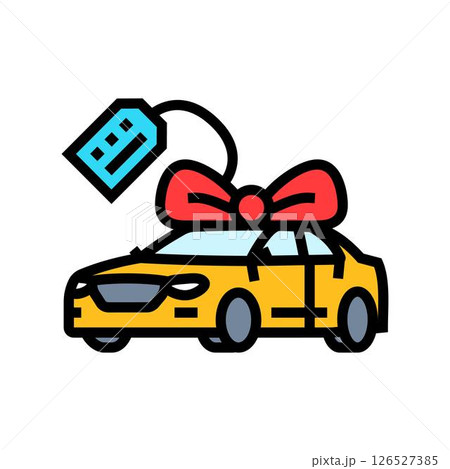 new car dealership color icon vector illustration 126527385