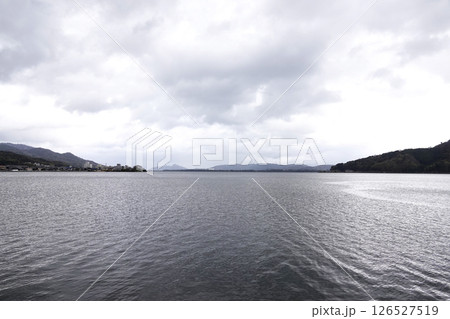 与謝野町側から天橋立を遠望する 126527519