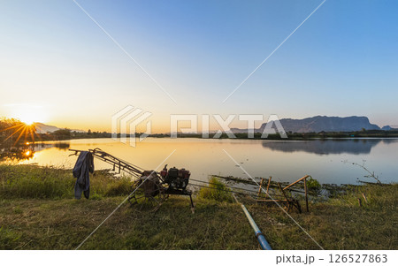 evening view of Phuphaman, Khonkaen, Thailand. for travel destination in Thailand. evening view of Phuphaman, Khonkaen, Thailand. for travel destination in Thailand. 126527863