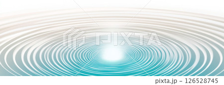 Abstract concentric circle pattern design with soft colors, suitable as background 126528745