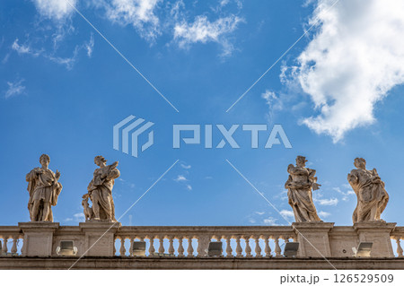 Statues on Vatican Roof Statues on Vatican Roof 126529509