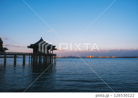 [満月寺浮御堂]琵琶湖に浮かぶお寺 126530122
