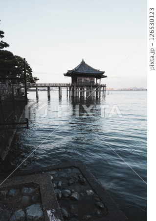 [満月寺浮御堂]琵琶湖に浮かぶお寺 126530123