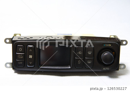 自動車のエアコンコントロールパネル 126530227