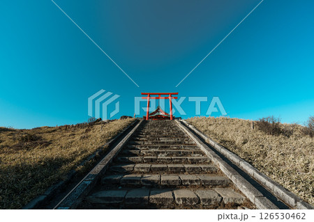 Hakone Mototsumiya Shrine on Mount Komagatake Summit 126530462