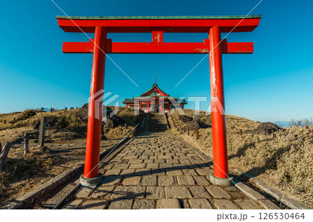 Hakone Mototsumiya Shrine on Mount Komagatake Summit 126530464