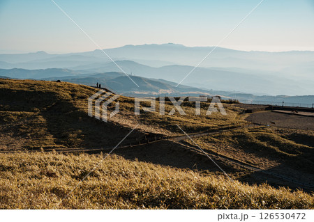 Serene Mountain Landscape Overlooking Hakone Mototsumiya Shrine Serene Mountain Landscape Overlooking Hakone Mototsumiya Shrine 126530472