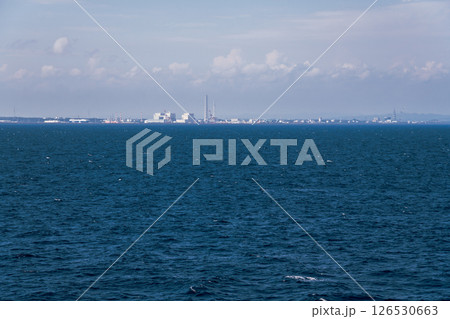 【さんふらわあ さっぽろ大洗行　福島第一原子力発電所沖を航行】 126530663