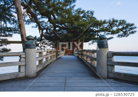 [満月寺浮御堂]琵琶湖に浮かぶ美しいお寺 126530725