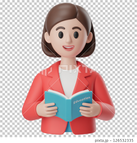 Empowering education a friendly instructor reading a book in a classroom setting engaging learning environment bright perspective 126532335