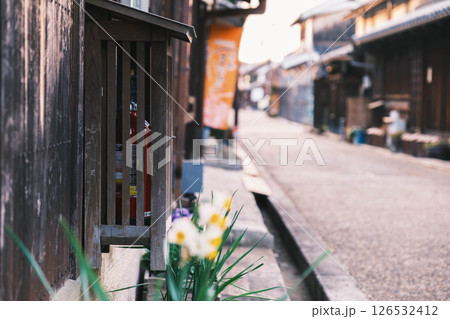 [今井町]ノスタルジックな町並みの風景 126532412