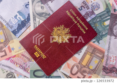 International passport of a citizen of France International passport of a citizen of France 126533972