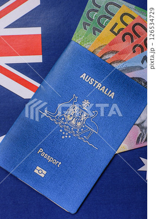 International biometric passport of a citizen of Australia 126534729