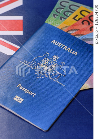 International biometric passport of a citizen of Australia 126534730
