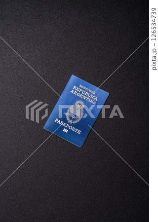 International biometric passport of a citizen of Argentina International biometric passport of a citizen of Argentina 126534739