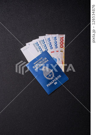 International biometric passport of a citizen of Argentina International biometric passport of a citizen of Argentina 126534876