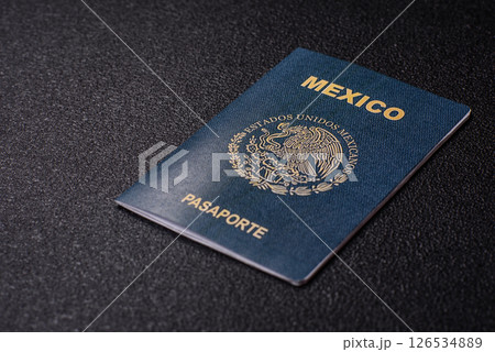 International biometric passport of a citizen of Mexico 126534889