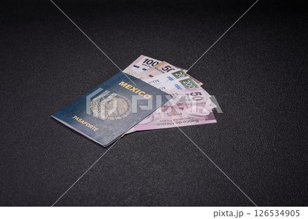 International biometric passport of a citizen of Mexico 126534905