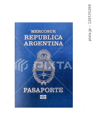 International biometric passport of a citizen of Argentina International biometric passport of a citizen of Argentina 126535269