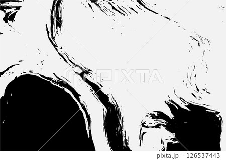 ink brush strokes in black ink 126537443