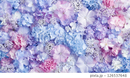 パステルフラワーの幻想レイアウト 126537648