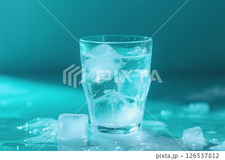氷の入った氷　AI生成 126537812
