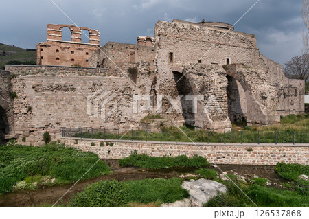 Red Basilica, aka Kizil Avlu, in Bergama, Turkey Red Basilica, aka Kizil Avlu, in Bergama, Turkey 126537868