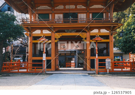 [菅原神社]歴史深い神社の風景 126537905