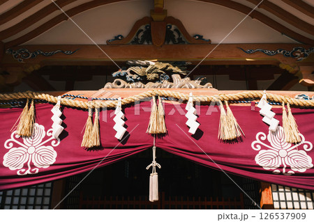 [菅原神社]歴史深い神社の風景 126537909