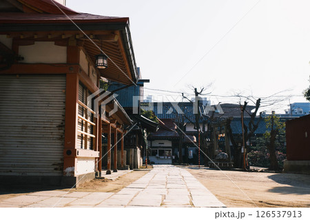 [菅原神社]歴史深い神社の風景 126537913