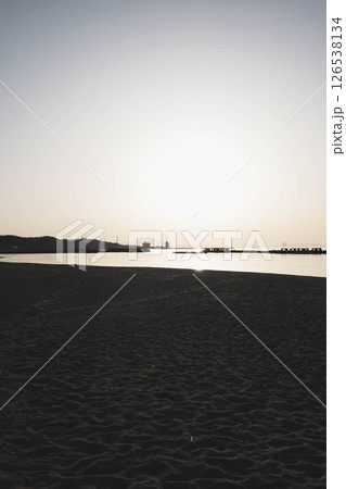 [せんなん里海公園]美しい夕日 126538134