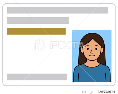 免許証IDカード「AI生成画像」 126538614