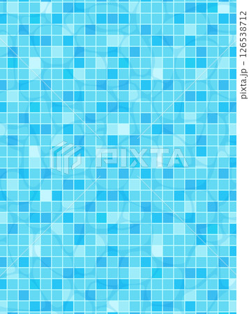 透明な水の水面のイラスト 126538712