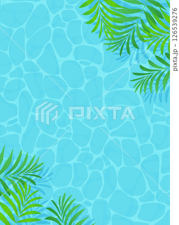 トロピカルな植物の背景イラスト 126539276