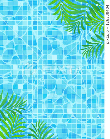 トロピカルな植物の背景イラスト 126539404