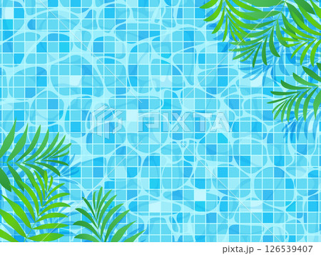 トロピカルな植物の背景イラスト 126539407