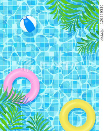 トロピカルな植物の背景イラスト 126539530