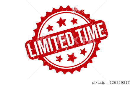 Limited Time Rubber Stamp Seal Vector Limited Time Rubber Stamp Seal Vector 126539817