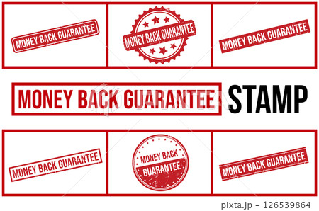 MONEY BACK GUARANTEE Rubber Stamp Seal Vector MONEY BACK GUARANTEE Rubber Stamp Seal Vector 126539864