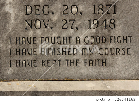 Close up of Historic Headstone in Rural East TX Cemetery Close up of Historic Headstone in Rural East TX Cemetery 126541165