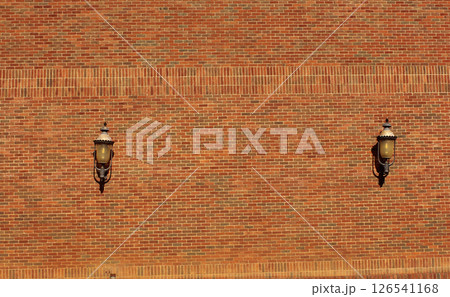 Close up of Historic Building Brick Wall 126541168