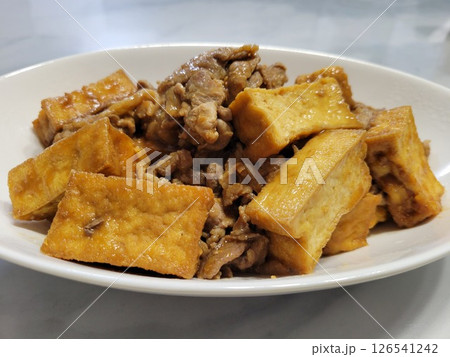 豚肉と厚揚げのコラボレーション 豚肉と厚揚げのコラボレーション 126541242