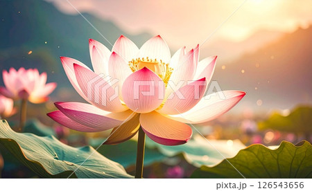幻想的な蓮の花5 126543656