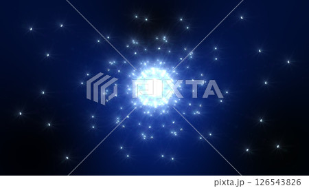 暗闇で爆砕する銀の閃光群 SilverSparkCluster（動画もあります） 126543826