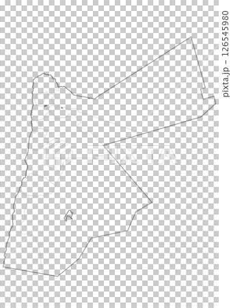 約旦空白地圖 126545980